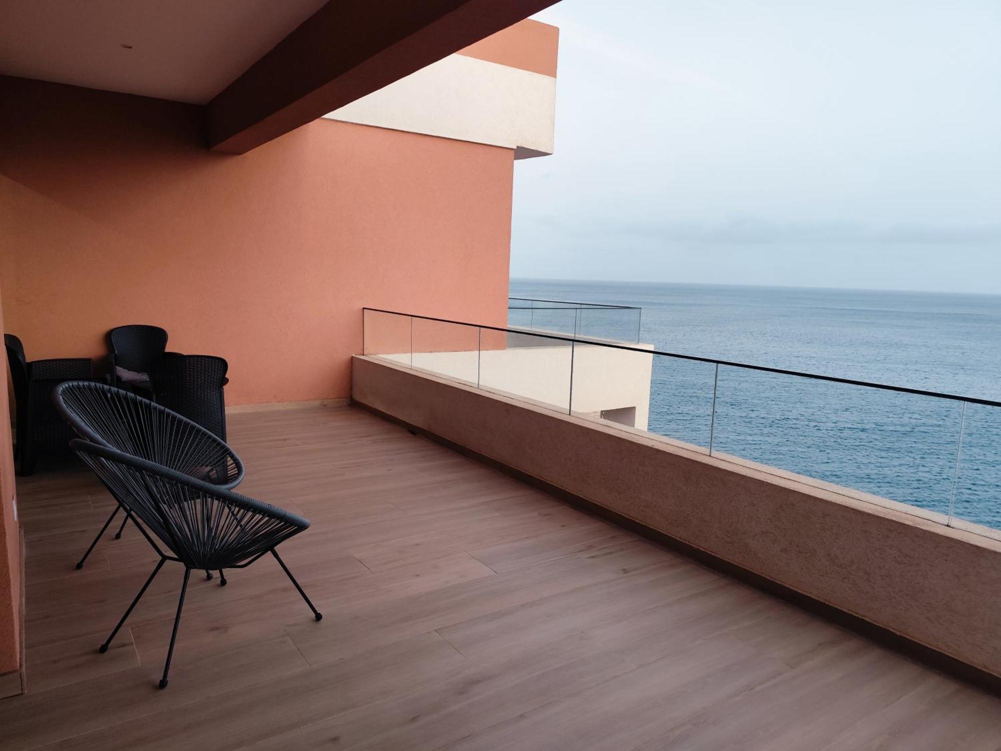 Ocean Mirror Apartment Praia Habitación foto